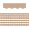 Teacher Created Resources Light Brown Scalloped Border Trim, 210ft.
